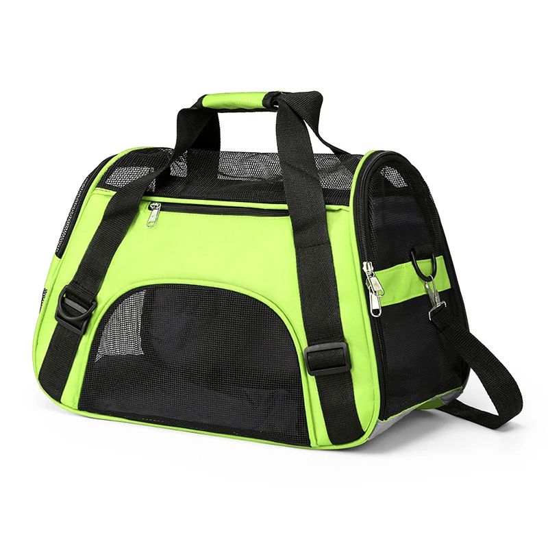 Comfortable Secure Pet Travel Bag green