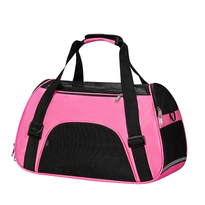 Comfortable Secure Pet Travel Bag Pink