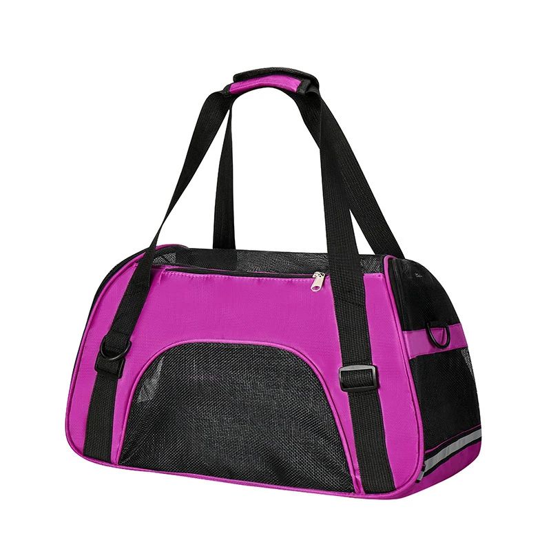 Comfortable Secure Pet Travel Bag Purple