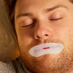 sleep snoring stopper health patches anti-snoring mouth tape for improved nasal breathing & nighttime comfort