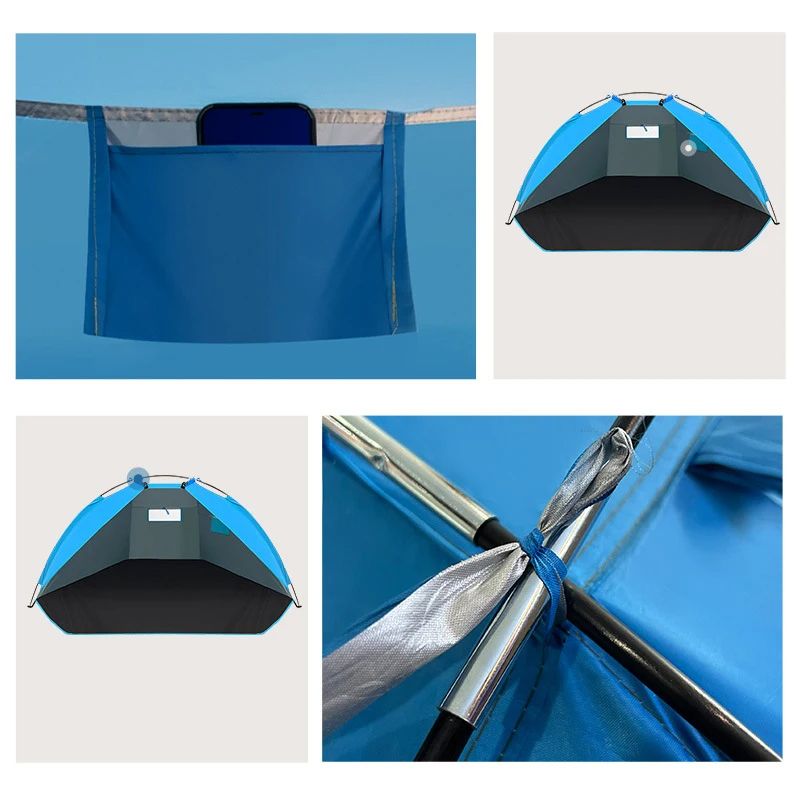 Durable Sunshade Tent For Beach Fishing And Picnics Lightweight Protective Awning For Outdoor Fun 6