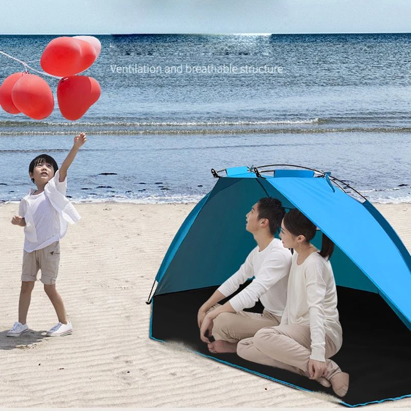 Durable Sunshade Tent For Beach Fishing And Picnics Lightweight Protective Awning For Outdoor Fun 1