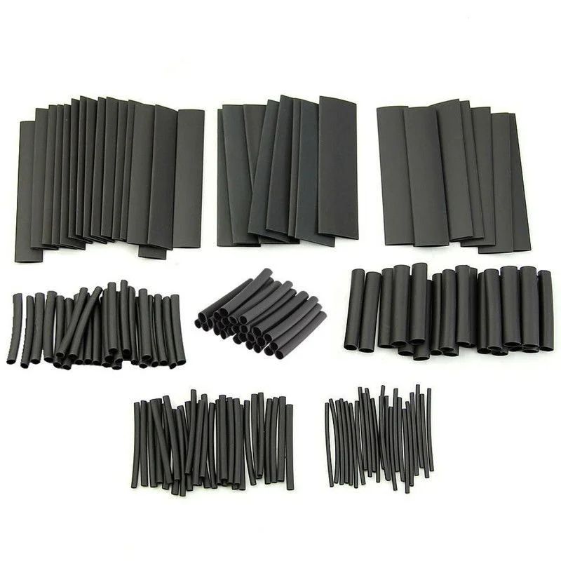 127Pcs Heat Shrink Tube Kit Waterproof Electrical Wire Wrap Cable Sleeving For Flashlight DIY Rep 2