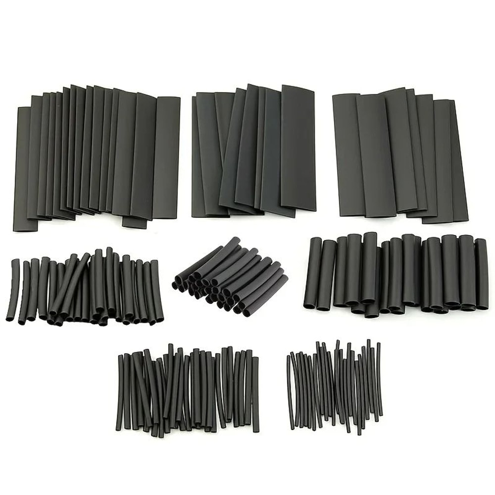 127Pcs Heat Shrink Tube Kit Waterproof Electrical Wire Wrap Cable Sleeving For Flashlight DIY Rep 5