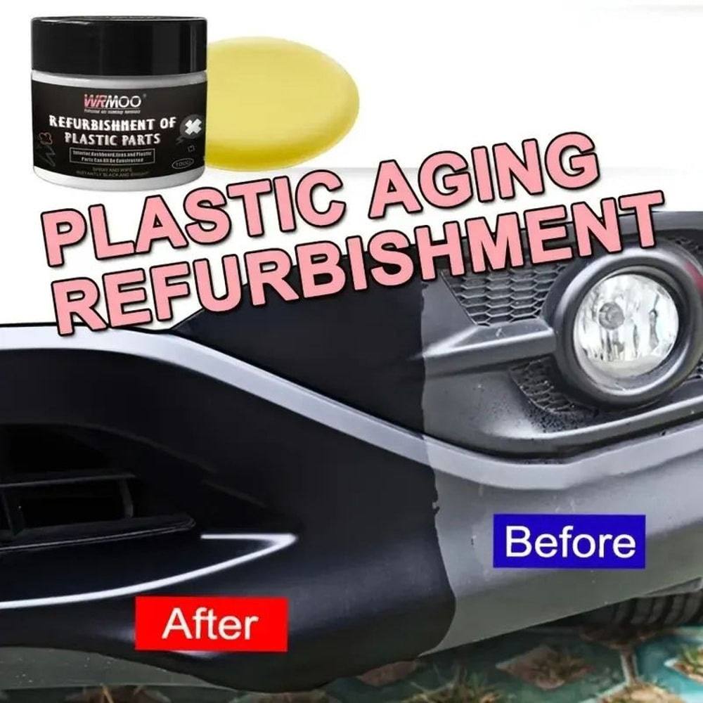 Car Plastic Restorer Back To Black Gloss Renewal Wax For Interior Exterior Durable Repair Coating 1