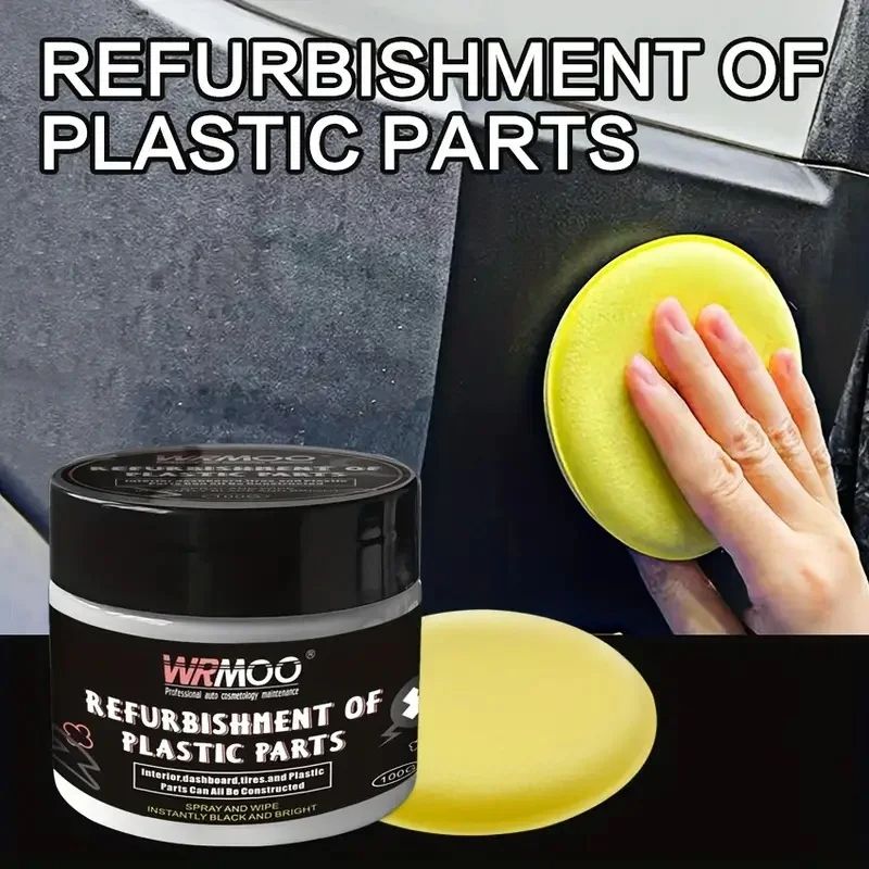 Car Plastic Restorer Back To Black Gloss Renewal Wax For Interior Exterior Durable Repair Coating 0