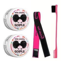 mini small hair gel edge control for 4c curls & tames broken hair fix bang pomade & styling cream
