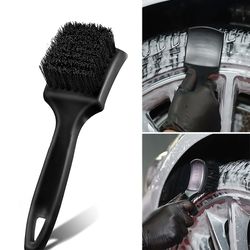 durable car wheel brush set – tire rim, carpet & hub cleaning brush for auto detailing & washing