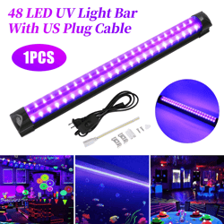 uv black light bar fixture strip lamp ultraviolet for party dj club stage