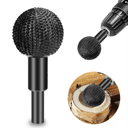 sphere rotary burr carbon steel wood carving ball attachment for angle grinder