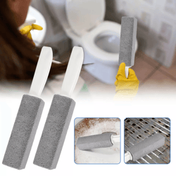 heavy duty pumice stone toilet cleaner with handle, stain remover scouring tool