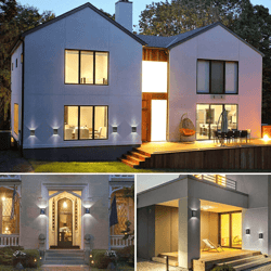 solar 2led deck light outdoor waterproof fence step lamp for garden, patio, stairs, pathway, yard, porch, driveway light