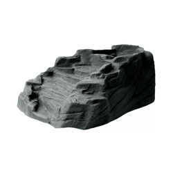 algreen tranquility garden pond waterfall feature, durable outdoor preformed water rock fountain for backyard or patio
