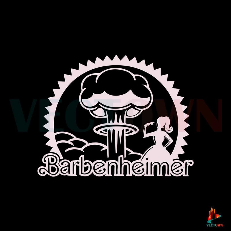 Barbenheimer Movie SVG Barbie Meets Oppenheimer SVG File.jpg