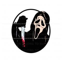 Horror Ghost Face Bloody Knife Scream SVG File For Cricut Best Graphic Designs File