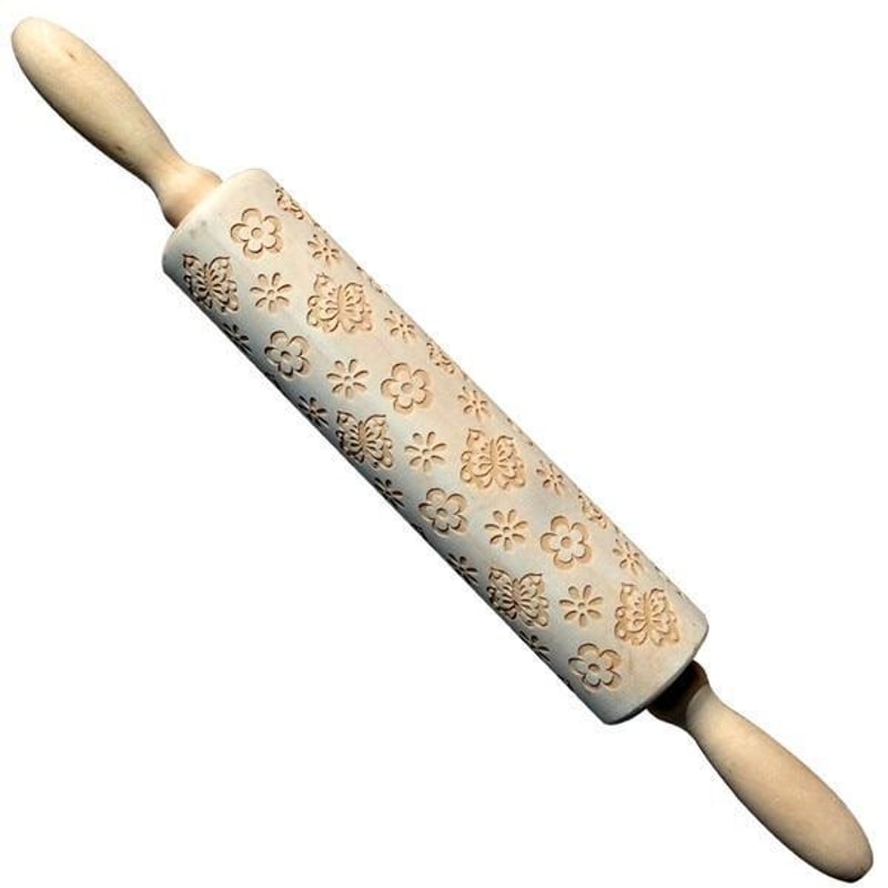 Easter 3D Rolling Pin Spring Florals