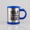 Self-Stirring Coffee Mug Blue