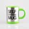 Self-Stirring Coffee Mug Green
