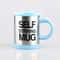 Self-Stirring Coffee Mug Light Blue