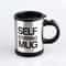 Self-Stirring Coffee Mug Black