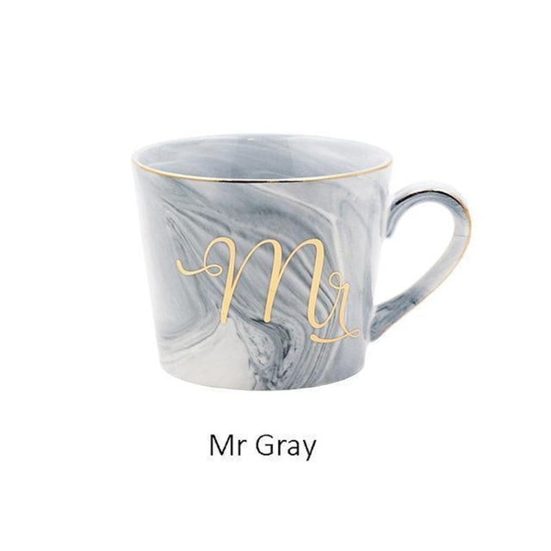 Mr & Mrs Coffee Mugs Mr Gray