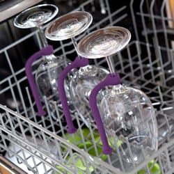 silicone wine glass holder for dishwasher set