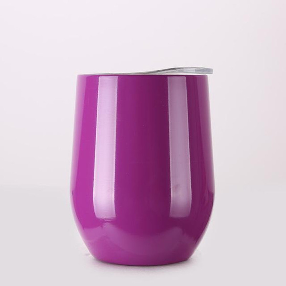 Portable Insulated Wine Cup Purple