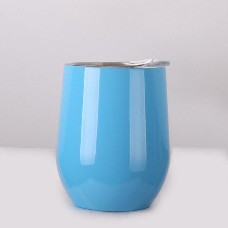 Portable Insulated Wine Cup Sky Blue