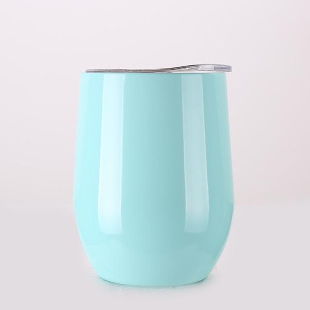 Portable Insulated Wine Cup Light Blue
