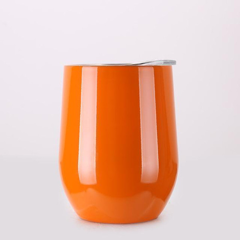 Portable Insulated Wine Cup Orange