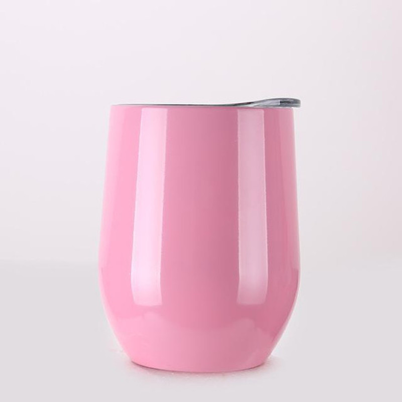 Portable Insulated Wine Cup Light Pink