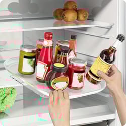 turntable organizer for refrigerator