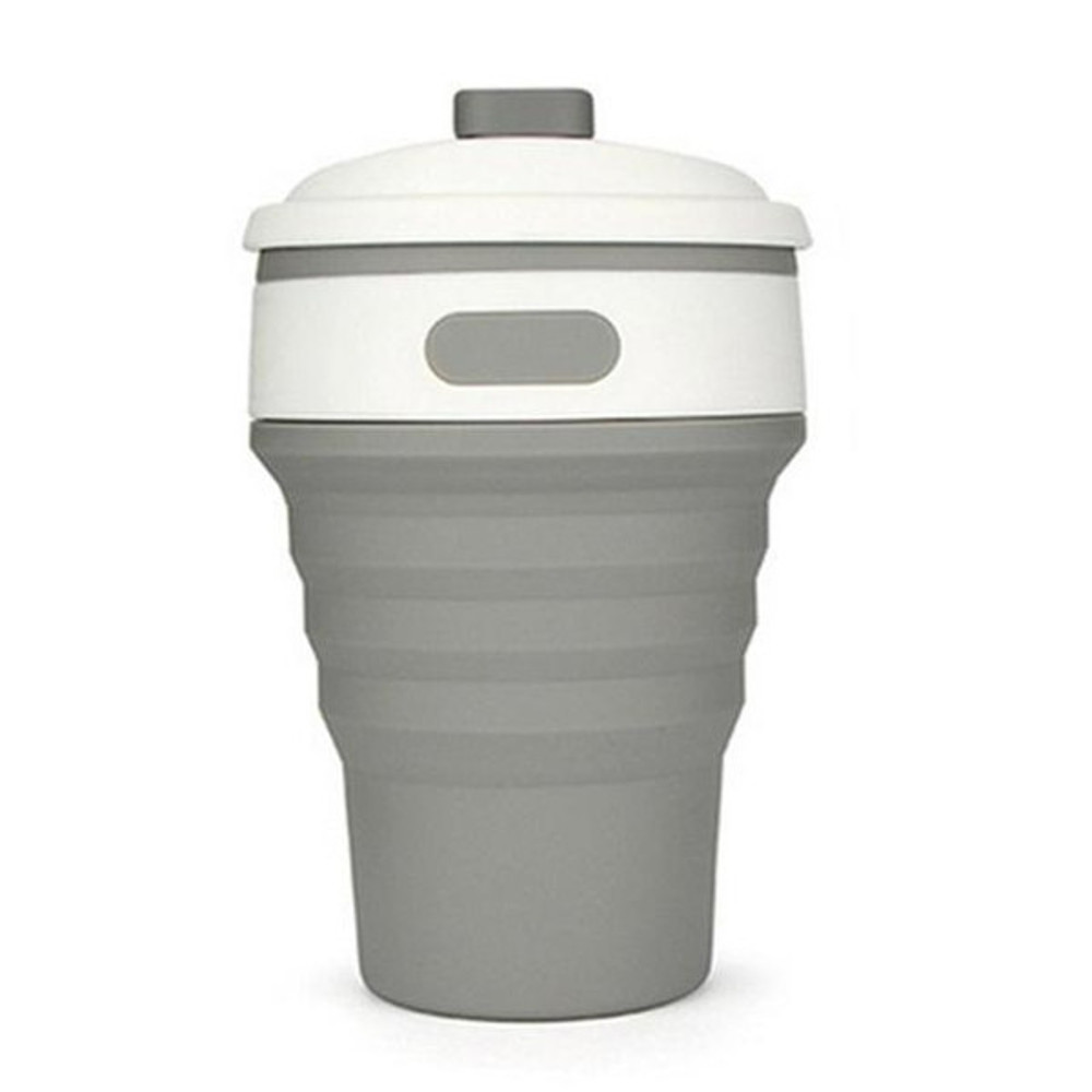 Eco Collapsible/Foldable Coffee Cup Gray