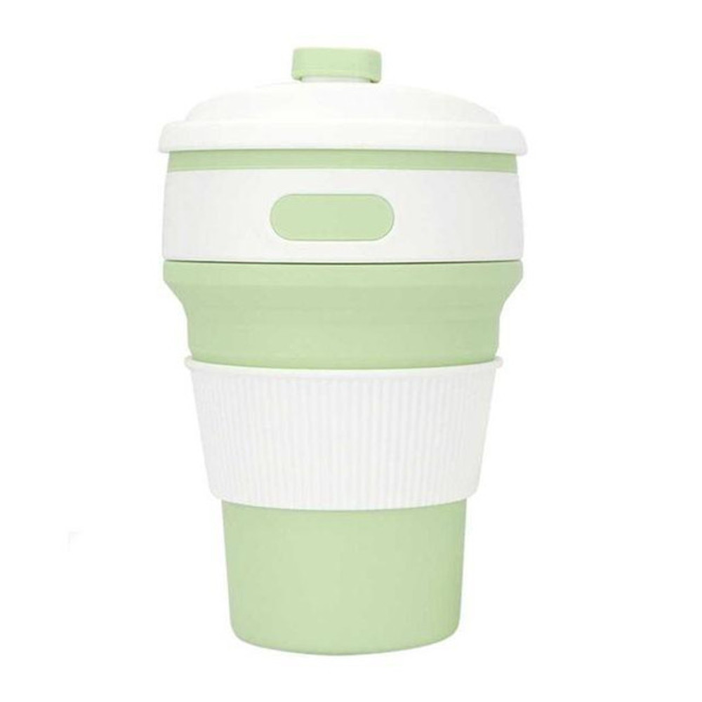 Eco CollapsibleFoldable Coffee Cup Matcha Green