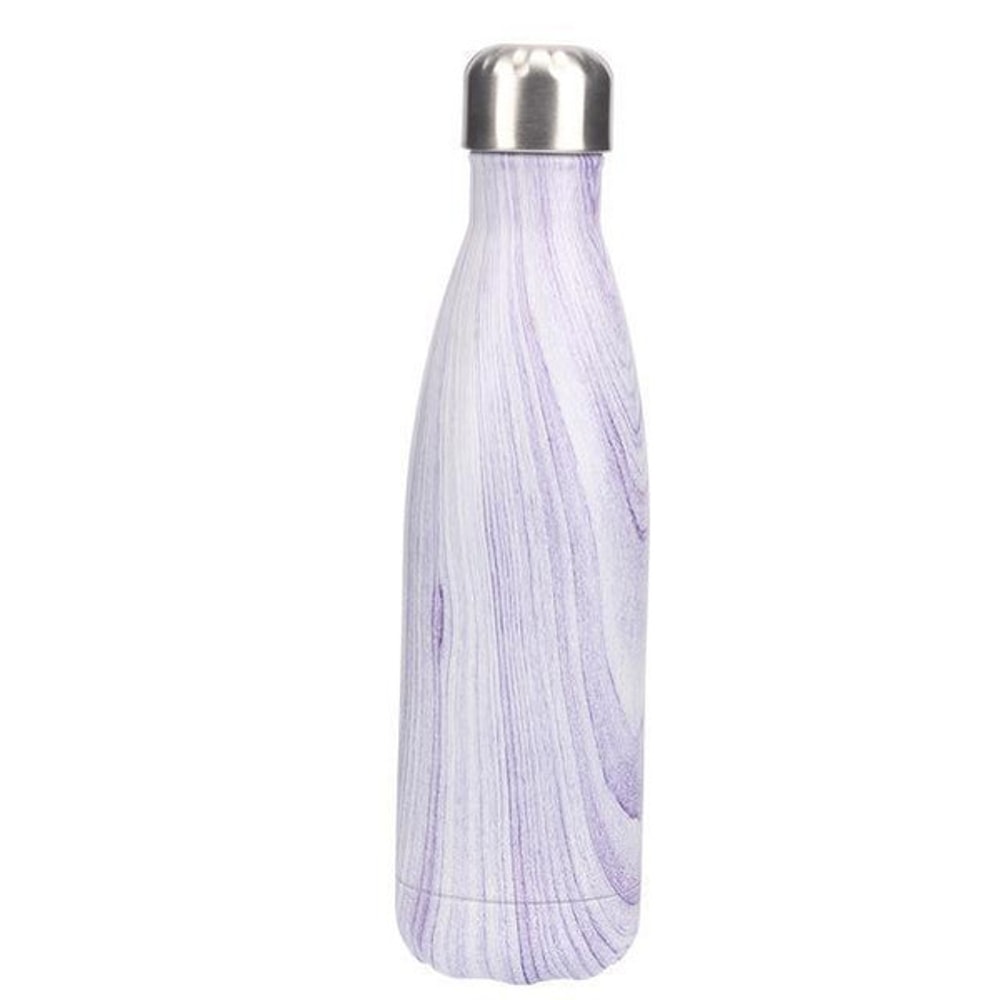 Nordic Water Bottle Purple Spiral