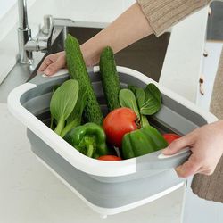 collapsible storage chopping board