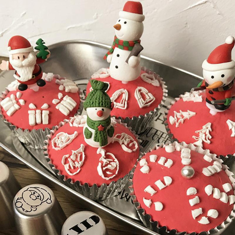Russian Icing Piping Tips Christmas Design Nozzles 1