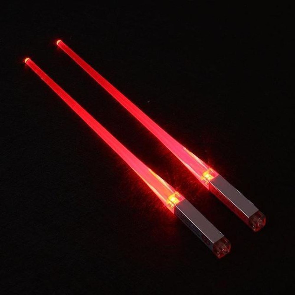 Novelty laser sword chopsticks for birthdays