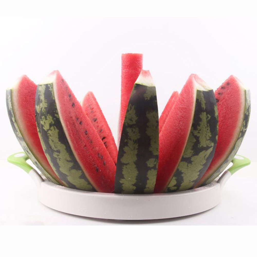 Effortless Fruits & Vegetables Slicer – Stainless Steel Watermelon Cutter, Ergonomic Grip for Safe Slicing 3