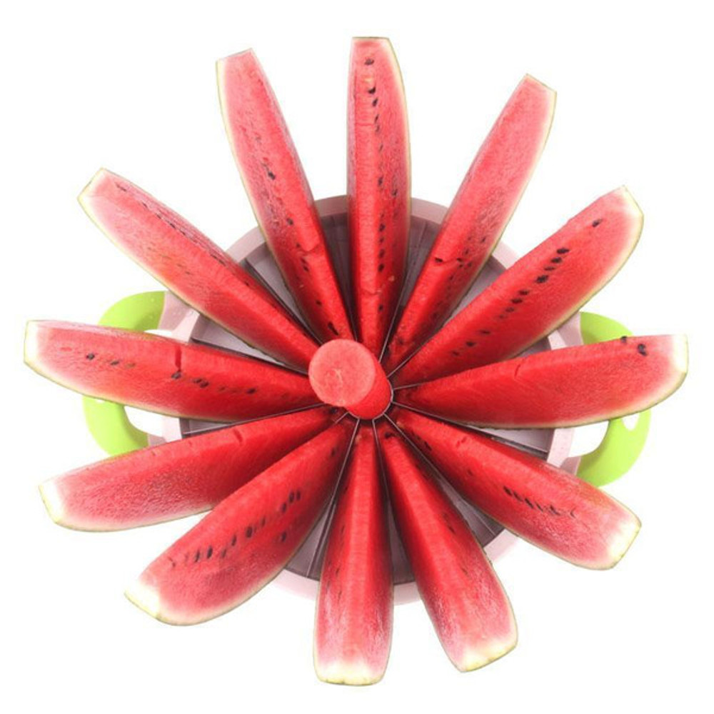Effortless Fruits & Vegetables Slicer – Stainless Steel Watermelon Cutter, Ergonomic Grip for Safe Slicing 4