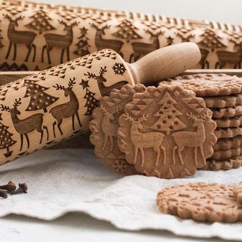 Christmas 3D Rolling Pin