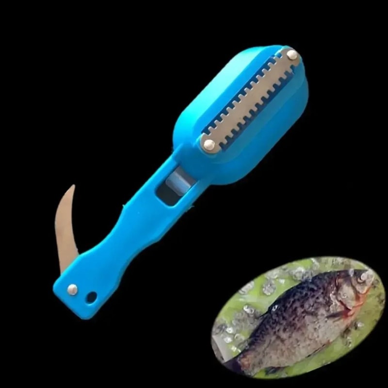 Fish scaling and gutting tool