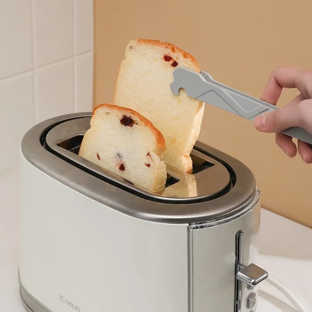 Professional silicone BBQ tongs