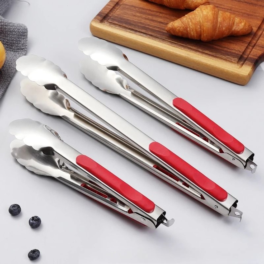 Buy Silicone BBQ Tongs