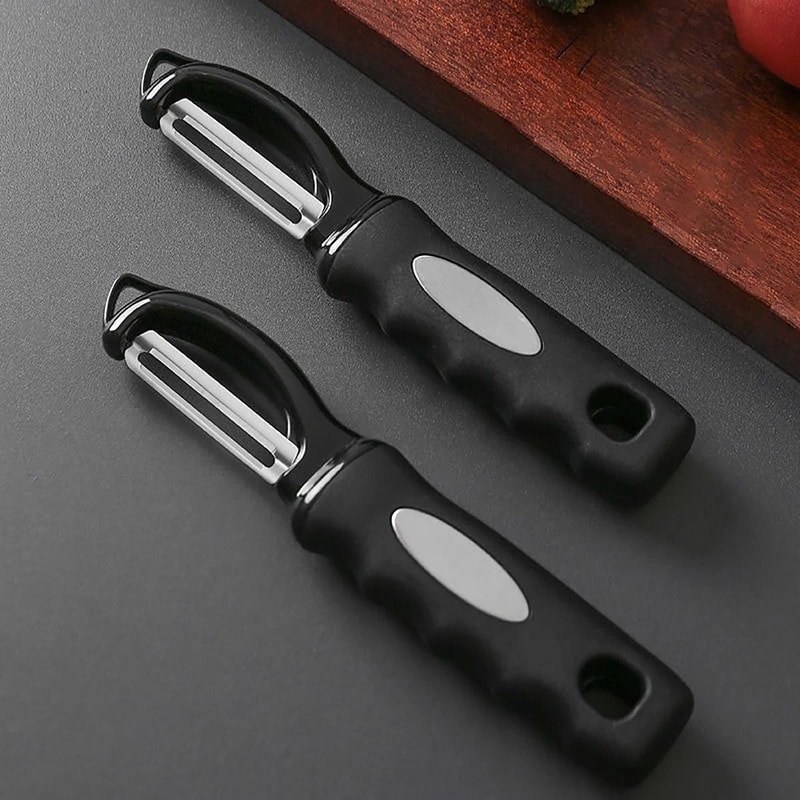 2PCS Swivel Vegetable Potato Peeler With Comfortable Handle Efficient Veggie Fruit Peeler Set 0