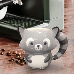 400-500ml creative ceramic mug – cute bear and panda design for kids and adults