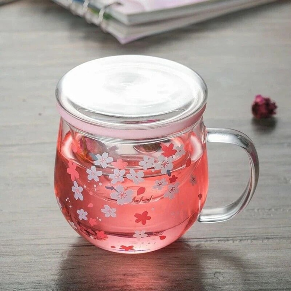 Premium Glass Mug with Infuser