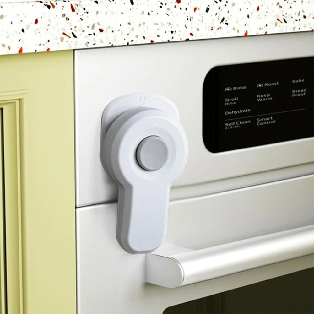 HeatResistant Baby Safety Oven Door Lock Childproof Your Kitchen Appliances 3