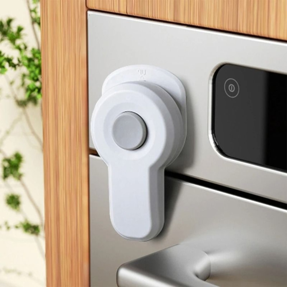 HeatResistant Baby Safety Oven Door Lock Childproof Your Kitchen Appliances 0