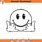 SVG2268-Happy Face Svg, Shaka Hand Sign, Hang Loose Svg, Retro Happy Face PNG Clipart Cut File Cricut, Silhouette, Png Pdf, Vector.jpg
